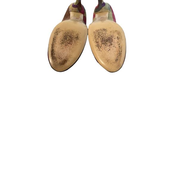 Etro Suede STILETTO HEELS Pumps SZ 9.5 (40) ITALY - Picture 4 of 5